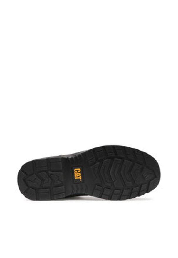 CAT Footwear Trapery Striver Bump St S3 P724913 Czarny. Kolor: czarny. Materiał: skóra