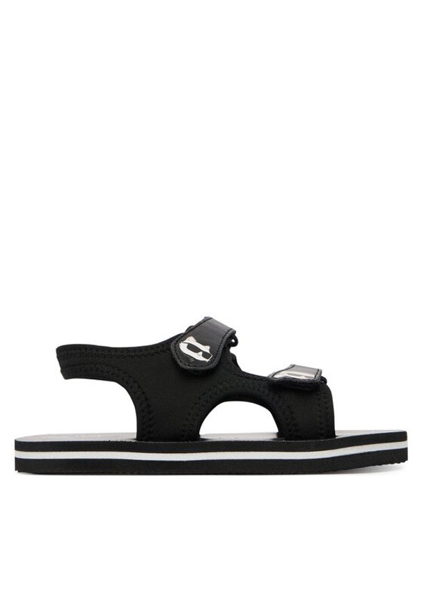 Karl Lagerfeld - KARL LAGERFELD Sandały Z31183 S Czarny. Kolor: czarny. Materiał: skóra