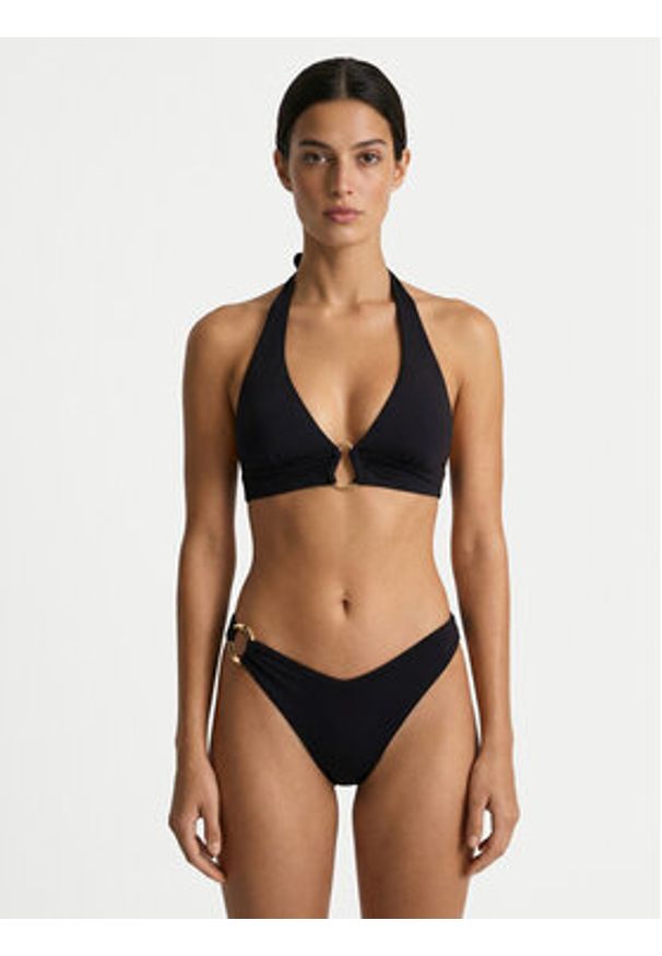 Guess Góra od bikini E6GJ14 KF590 Czarny. Kolor: czarny. Materiał: syntetyk