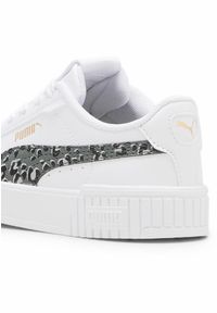 Puma - Dziecięce sneakersy Carina 2.0 Animal Update PUMA White Mineral Gray Gold. Kolor: biały, wielokolorowy, żółty, szary