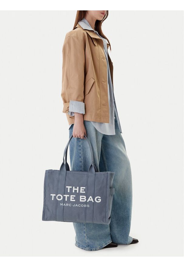 MARC JACOBS - Marc Jacobs Torebka The Canvas Large Tote Bag M0016156 Szary. Kolor: szary