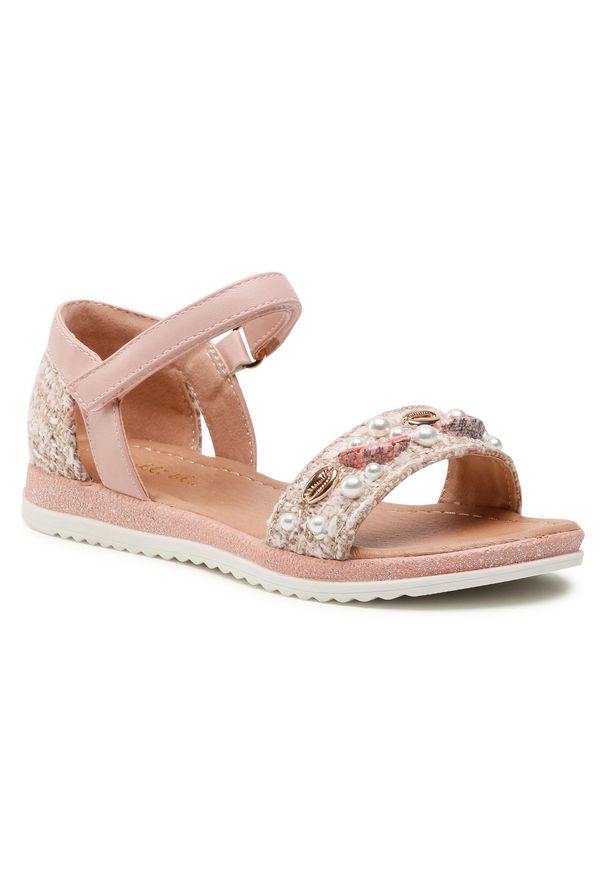 Sandały Nelli Blu CS2505-19 Pink. Kolor: różowy. Materiał: materiał