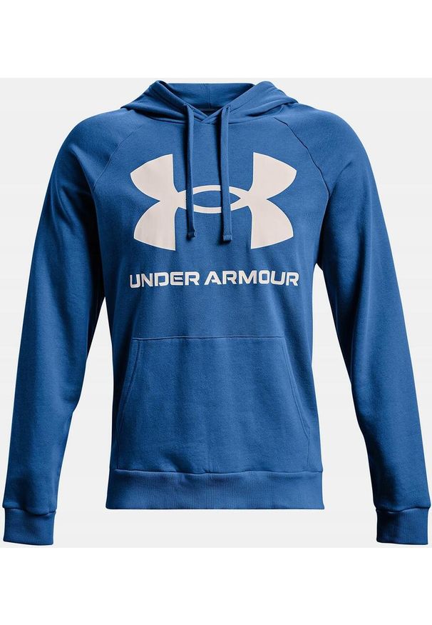 Under Armour - Bluza na co dzień męska UNDER ARMOUR z kapturem. Typ kołnierza: kaptur. Kolor: niebieski