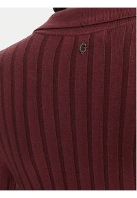 Guess Sukienka dzianinowa W5BK60 Z2YJ2 Brązowy Slim Fit. Kolor: brązowy. Materiał: wiskoza