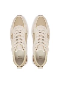 BOSS Sneakersy B Icon 50557740 Beżowy. Kolor: beżowy. Materiał: zamsz, skóra #3