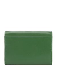 Wittchen - Damski portfel z gładkiej skóry na zatrzask średni zielony. Kolor: zielony. Materiał: skóra. Wzór: gładki #7