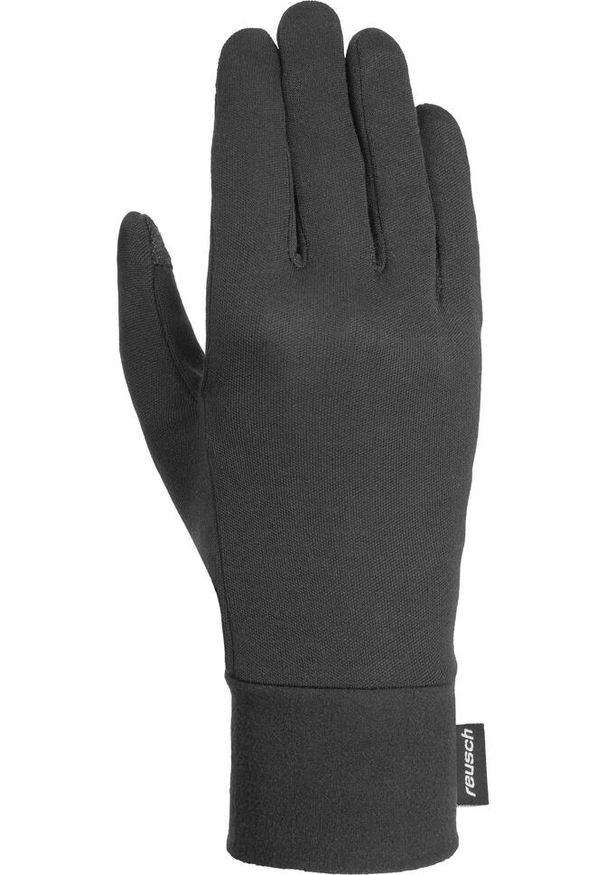 Rękawice jedwabne Reusch Silk liner TOUCH-TEC. Kolor: czarny. Materiał: jedwab. Sezon: zima. Sport: wspinaczka