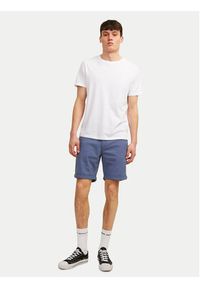 Jack & Jones - Jack&Jones Szorty materiałowe Fury 12206889 Niebieski Regular Fit. Kolor: niebieski. Materiał: bawełna #8