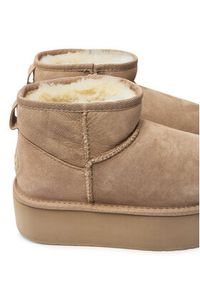 EMU Australia Śniegowce Stinger Micro Flatform W13082 Beżowy. Kolor: beżowy. Materiał: skóra #4