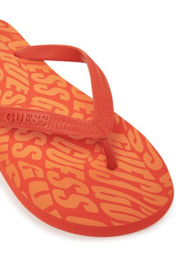 Guess Japonki F5GZ07 BB00H Pomarańczowy. Kolor: pomarańczowy. Materiał: syntetyk