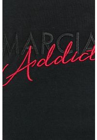 Marciano Guess - T-shirt. Okazja: na co dzień. Kolor: czarny. Wzór: aplikacja. Styl: casual #5