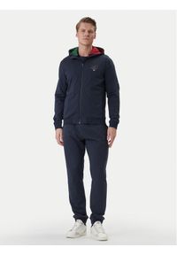 Aeronautica Militare Dres 261TF0108UF00674 Granatowy Regular Fit. Kolor: niebieski. Materiał: bawełna #1