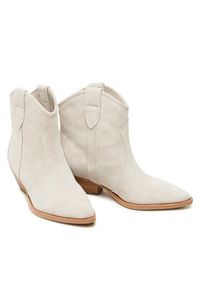 Badura Botki V365-17 Szary. Kolor: szary. Materiał: skóra, zamsz #7