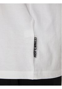 Just Cavalli T-Shirt 76OAHG05 Biały Regular Fit. Kolor: biały. Materiał: bawełna