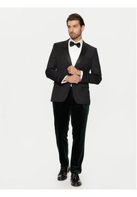 Hugo Spodnie materiałowe Getlin242E1X 50524910 Zielony Slim Fit. Kolor: zielony. Materiał: bawełna