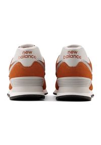 Buty New Balance U574CF2 pomarańczowe. Okazja: na co dzień. Kolor: pomarańczowy. Materiał: syntetyk, materiał, guma, zamsz, skóra. Szerokość cholewki: normalna. Model: New Balance 574 #6