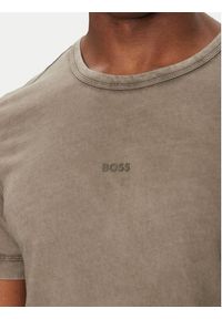 BOSS T-Shirt Tokks 50502173 Beżowy Regular Fit. Kolor: beżowy. Materiał: bawełna #3