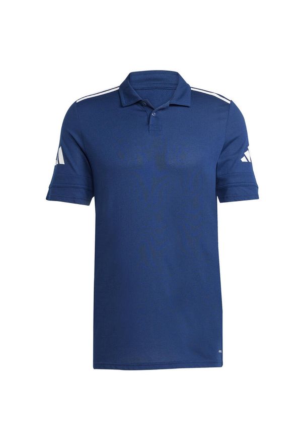 Adidas - Koszulka męska adidas Squadra 25 Polo. Typ kołnierza: polo. Kolor: biały, wielokolorowy, niebieski. Styl: sportowy