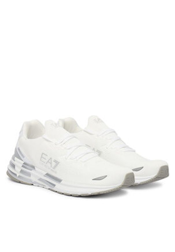 EA7 Emporio Armani Sneakersy 7X000652 AF18639 MZ024 Biały. Kolor: biały. Materiał: materiał