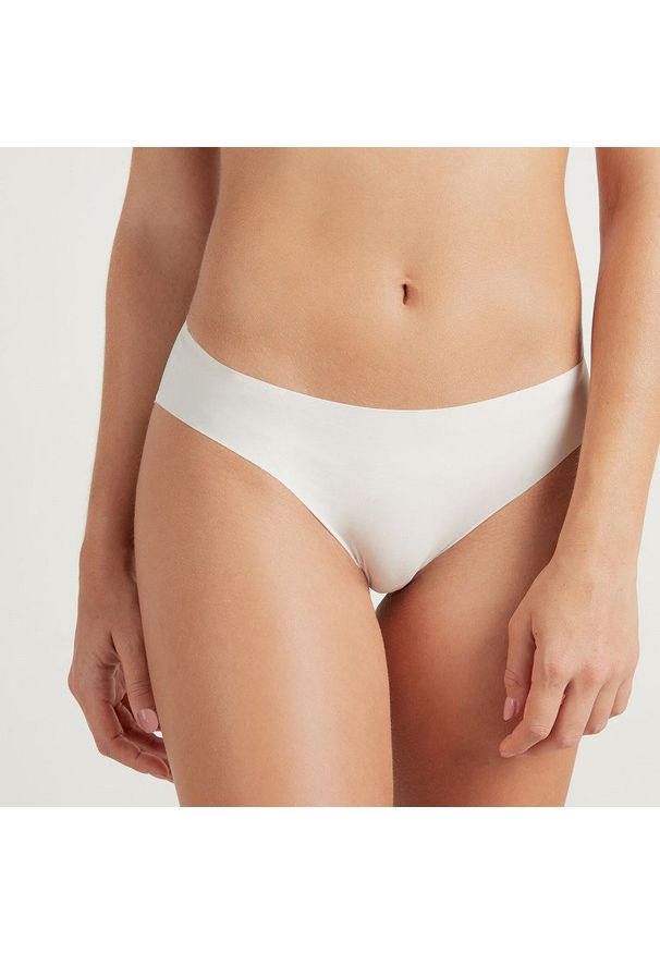 Intica - Figi bezszwowe gładkie do codziennego użytku Jozefa. Kolor: czarny. Materiał: materiał, skóra. Wzór: gładki