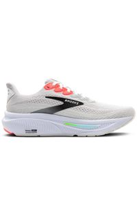 Buty do biegania męskie Brooks 1104421D. Kolor: biały. Sport: bieganie