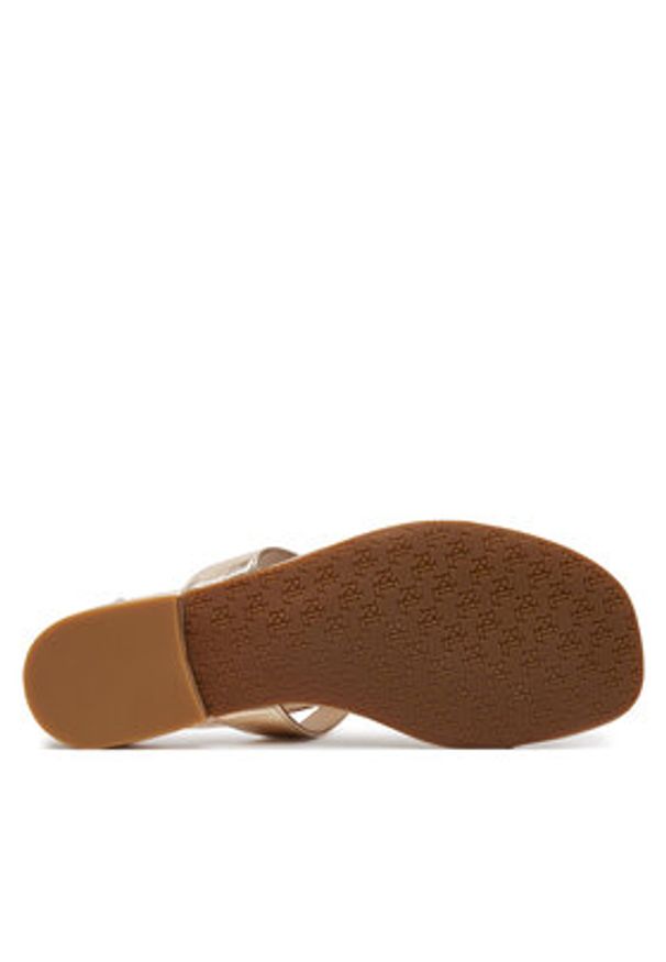Lauren Ralph Lauren - LAUREN RALPH LAUREN Sandały Everley 802970532001 Złoty. Kolor: złoty. Materiał: skóra