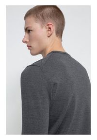 Hugo Sweter San Paolo 2 50435679 Szary Slim Fit. Kolor: szary. Materiał: wełna #3