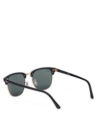 Ray-Ban Okulary przeciwsłoneczne Clubmaster 0RB3016 W0365 Czarny. Kolor: czarny. Materiał: syntetyk #2