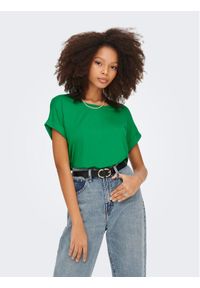 only - ONLY T-Shirt 15106662 Zielony Regular Fit. Kolor: zielony. Materiał: wiskoza #1