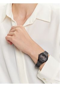 Lacoste Zegarek Ladycroc 2001192 Czarny. Kolor: czarny