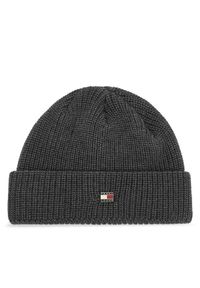 TOMMY HILFIGER - Tommy Hilfiger Czapka AM0AM12635 Szary. Kolor: szary. Materiał: bawełna #1