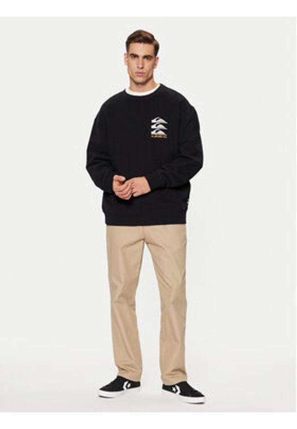Quiksilver Bluza Watson Lake EQYFT04976 Czarny Regular Fit. Kolor: czarny. Materiał: bawełna