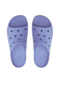 Crocs Klapki Classic Platform Slide 208180 Niebieski. Kolor: niebieski. Obcas: na platformie