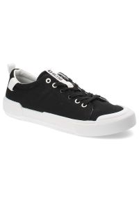 Big-Star - Czarne Trampki Big Star Sportowe Obuwie Damskie. Kolor: czarny. Materiał: materiał. Sezon: lato. Styl: sportowy