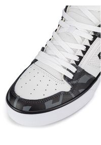 DC Shoes Sneakersy PURE HIGH-TOP WC ADYS400043-XKWS Biały. Kolor: biały. Materiał: skóra #7