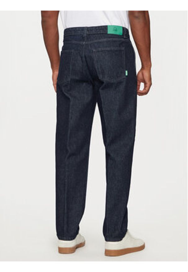 United Colors of Benetton - United Colors Of Benetton Jeansy 4WTYUE01M Granatowy Slim Fit. Kolor: niebieski