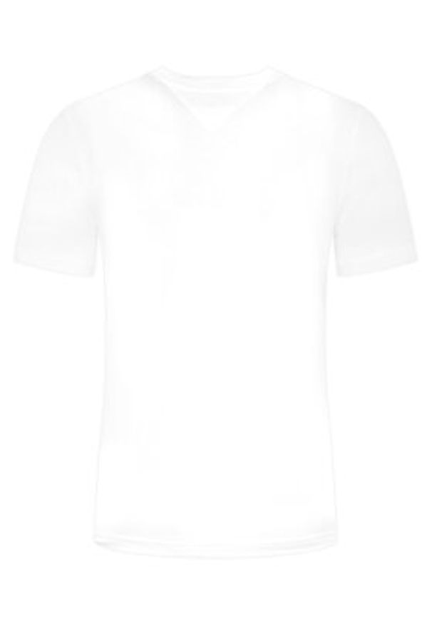 TOMMY HILFIGER - Tommy Hilfiger T-Shirt Brand Love MW0MW41456 Biały Regular Fit. Kolor: biały. Materiał: bawełna