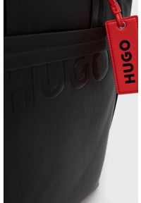 Hugo - HUGO torebka 50470860 kolor czarny. Kolor: czarny. Rodzaj torebki: na ramię #3