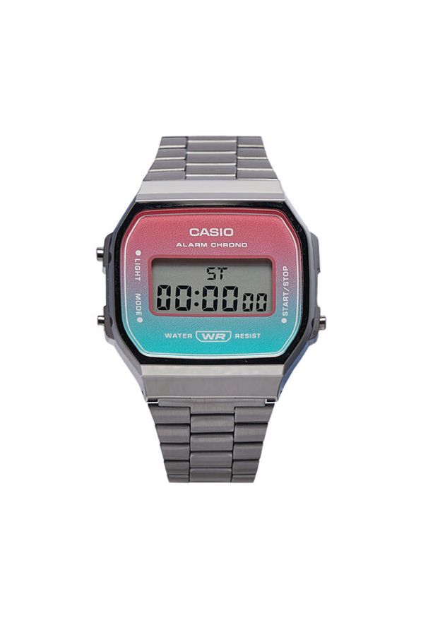 Casio Zegarek A168WERB-2AEF Srebrny. Kolor: srebrny