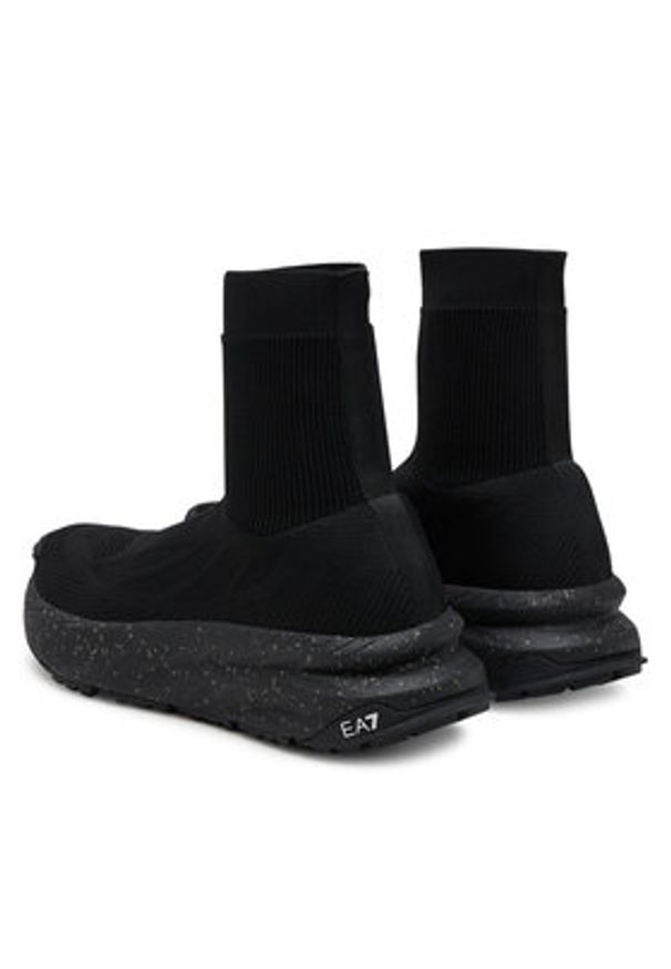 EA7 Emporio Armani Sneakersy X8Z057 XK430 E593 Czarny. Kolor: czarny. Materiał: materiał