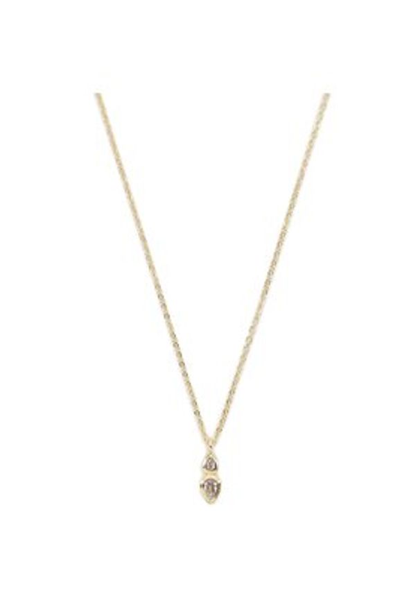 Luv AJ Zestaw 2 naszyjników Stellar Bezel Charm Necklace Set HOL22-N-SBCN-G Złoty. Materiał: metalowe. Kolor: złoty