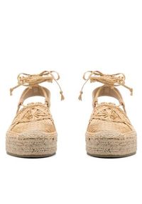 DeeZee Espadryle WSS990-205 Beżowy. Kolor: beżowy. Materiał: materiał #6