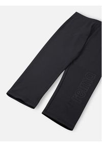 Reima Spodnie dresowe Luottaa 5200123A Czarny Regular Fit. Kolor: czarny. Materiał: syntetyk #5