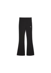 Puma - Damskie rozkloszowane legginsy Essentials z wysokim stanem PUMA. Stan: podwyższony. Kolor: czarny. Sport: bieganie #1