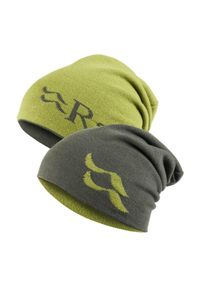 Czapka dzianinowa Rab Wearya Beanie dwustronna. Kolor: zielony. Materiał: dzianina