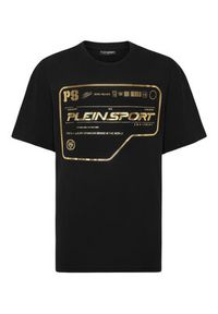 Plein Sport T-Shirt 24053 Czarny Regular Fit. Kolor: czarny. Styl: sportowy #4