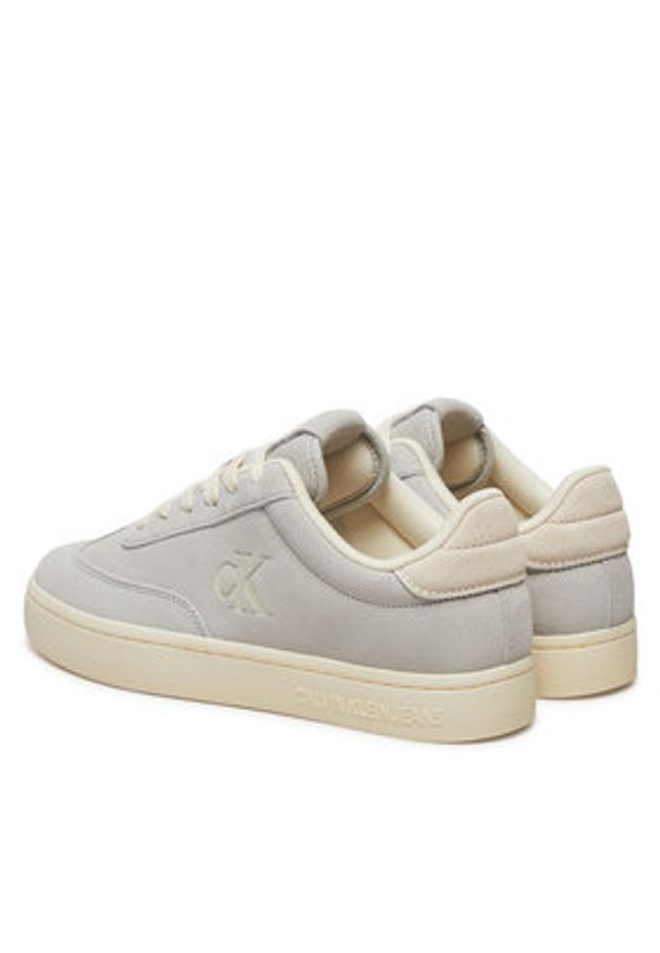Calvin Klein Jeans Sneakersy Classic Cupsole Laceup Wt Wm YW0YW01833 Szary. Kolor: szary. Materiał: zamsz, skóra