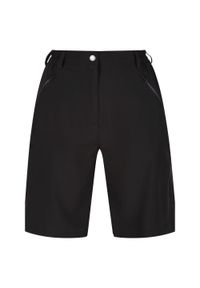 Regatta - Xert damskie spodenki. Kolor: fioletowy, wielokolorowy, czarny. Materiał: poliester, elastan. Sport: turystyka piesza #1