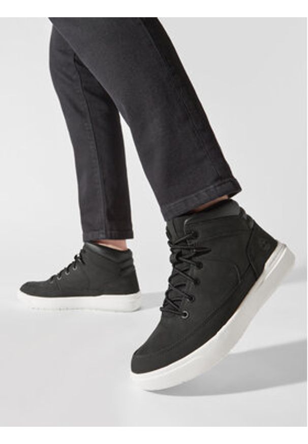 Timberland Sneakersy Seneca Bay Hiker TB0A62E10011 Czarny. Kolor: czarny. Materiał: nubuk, skóra