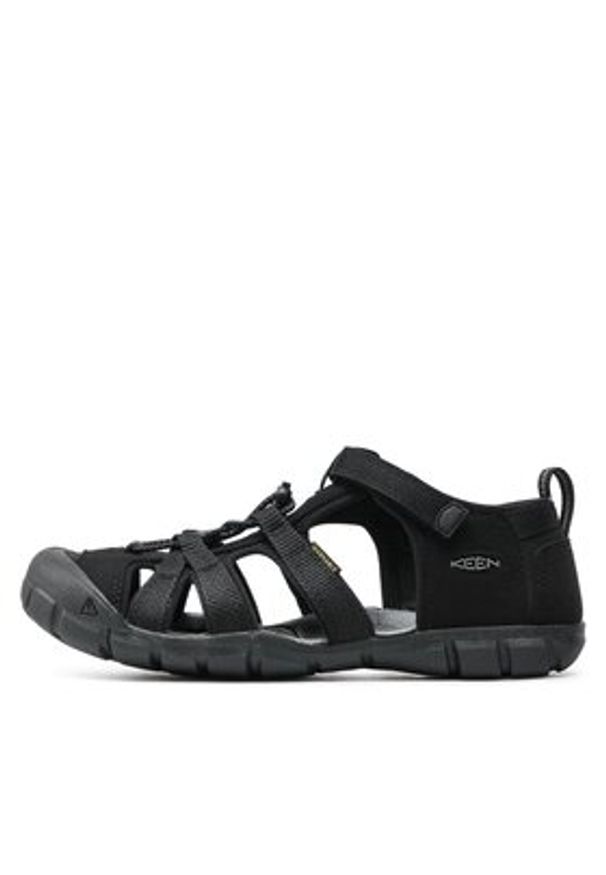 keen - Keen Sandały Seacamp II Cnx 1027418 Czarny. Kolor: czarny. Materiał: materiał